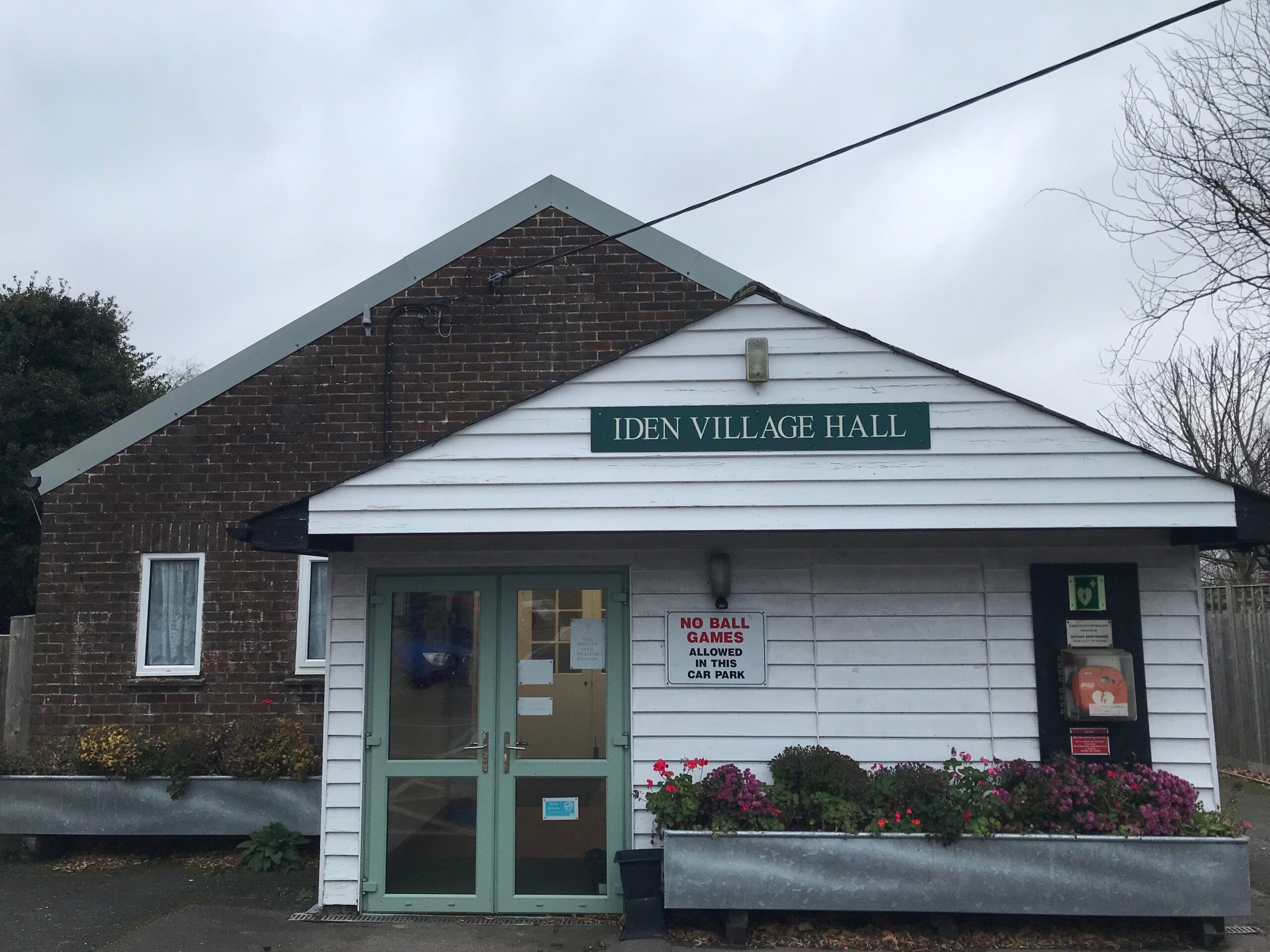 Iden village hall.